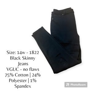 1822 black skinny Jean